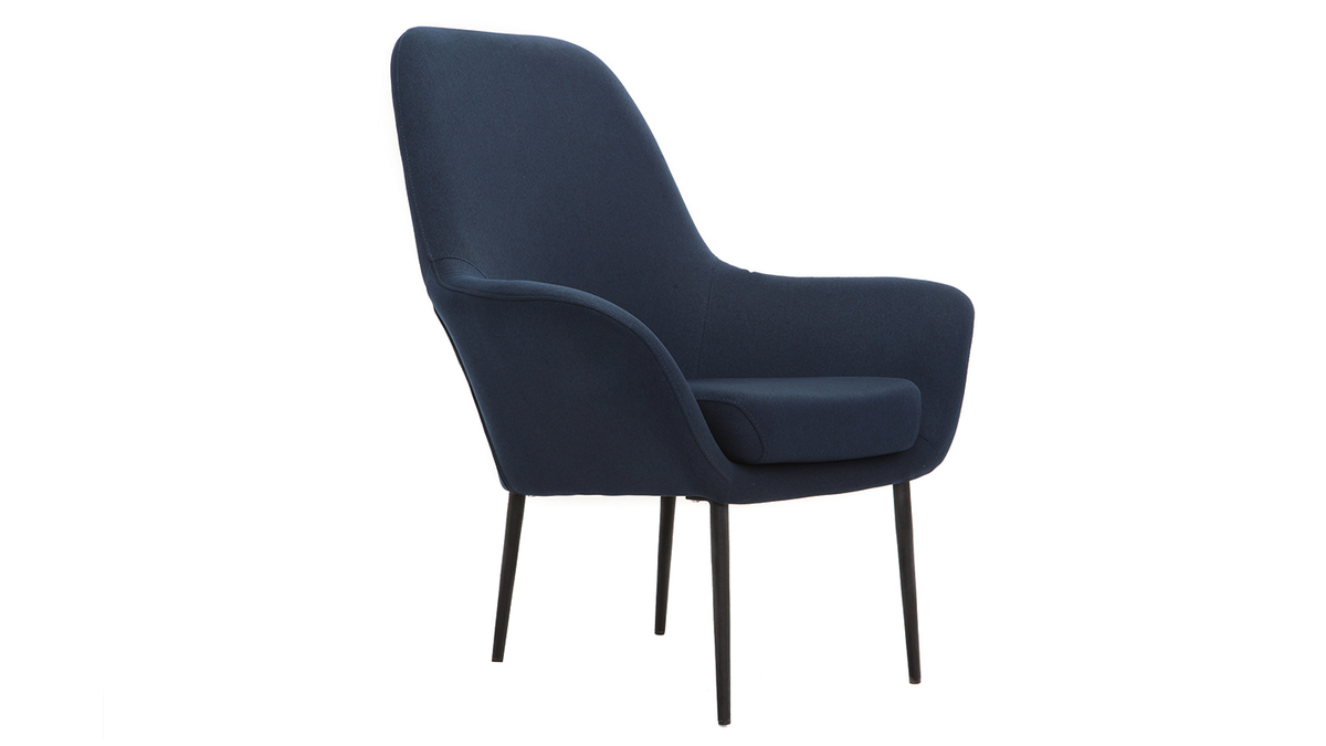 Design-Sessel zeitgenssisch Blau OSWALD