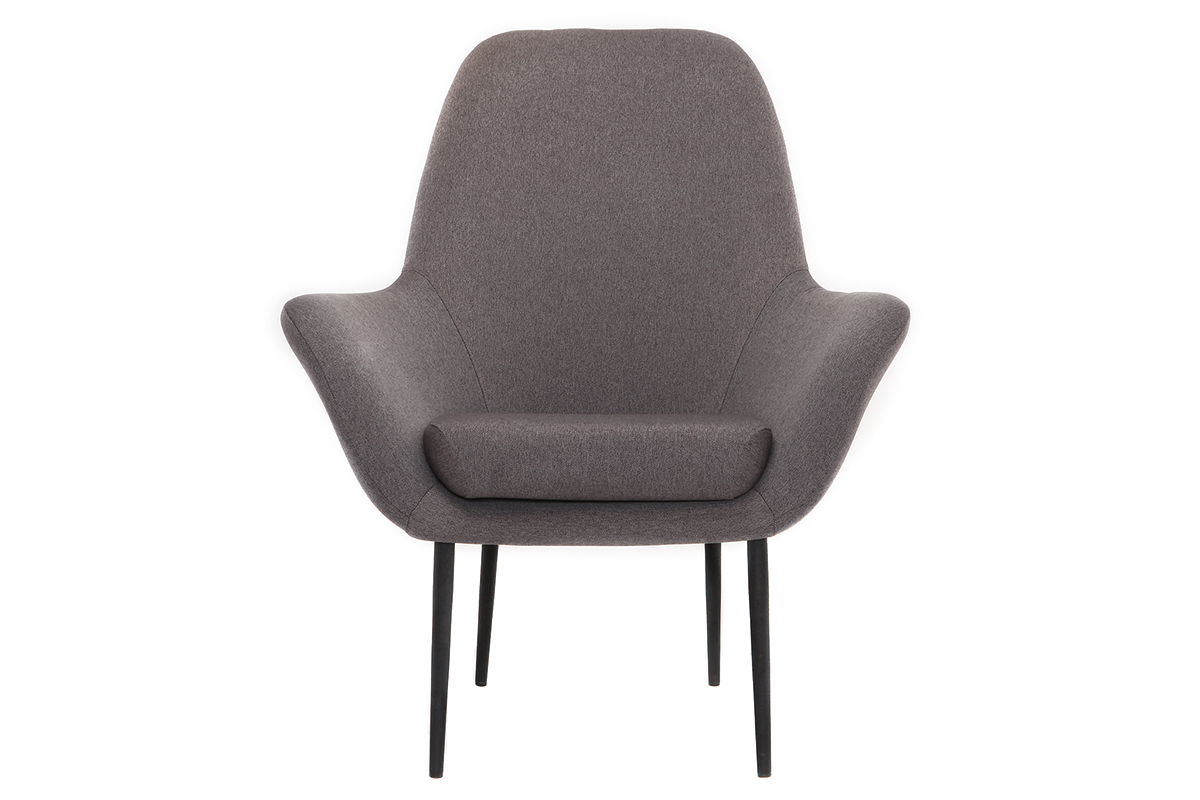 Design-Sessel zeitgenssisch Grau OSWALD