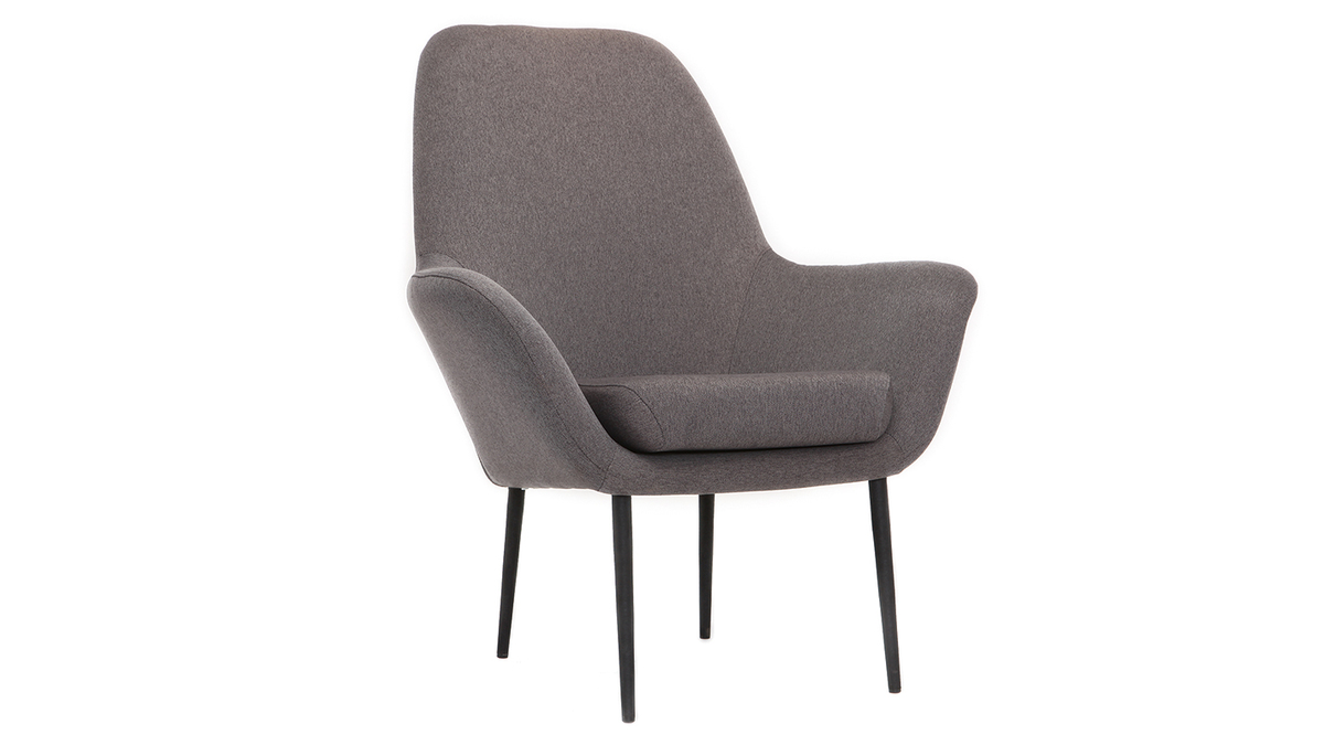 Design-Sessel zeitgenssisch Grau OSWALD