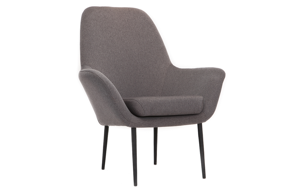 Design-Sessel zeitgenssisch Grau OSWALD