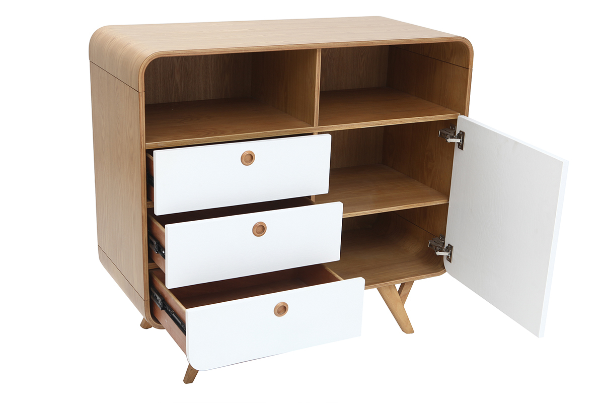 Design-Sideboard 100 cm Esche KYOTO