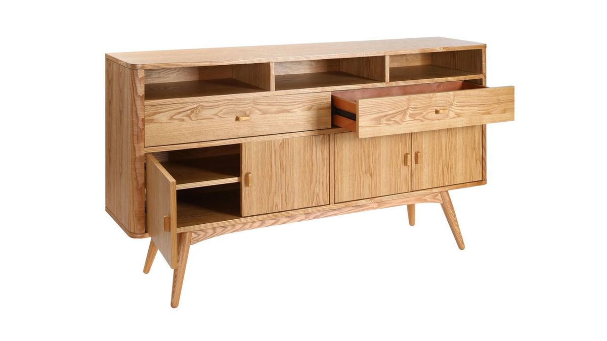 Design-Sideboard 4 Tren Esche NORDECO