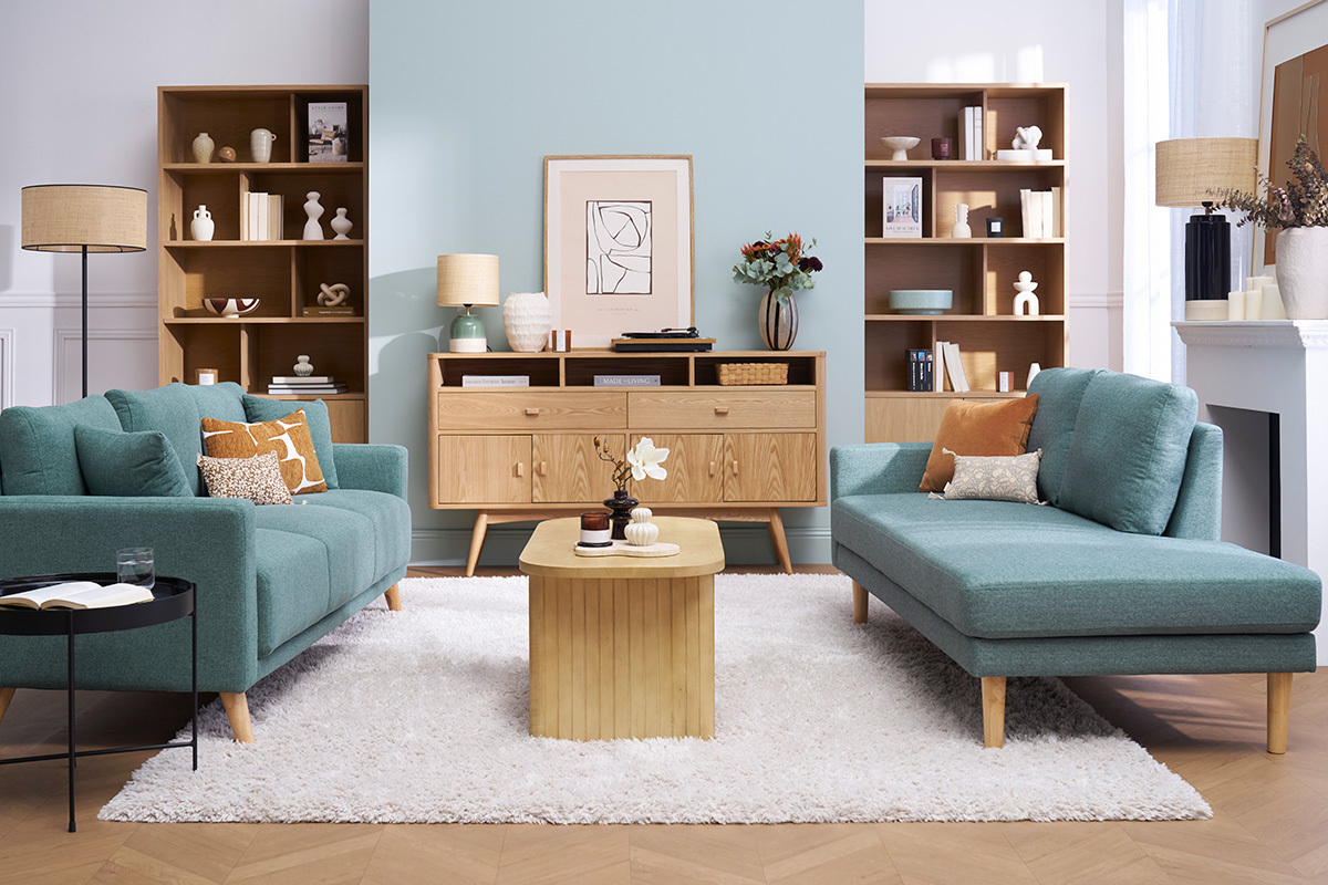 Design-Sideboard 4 Tren Esche NORDECO