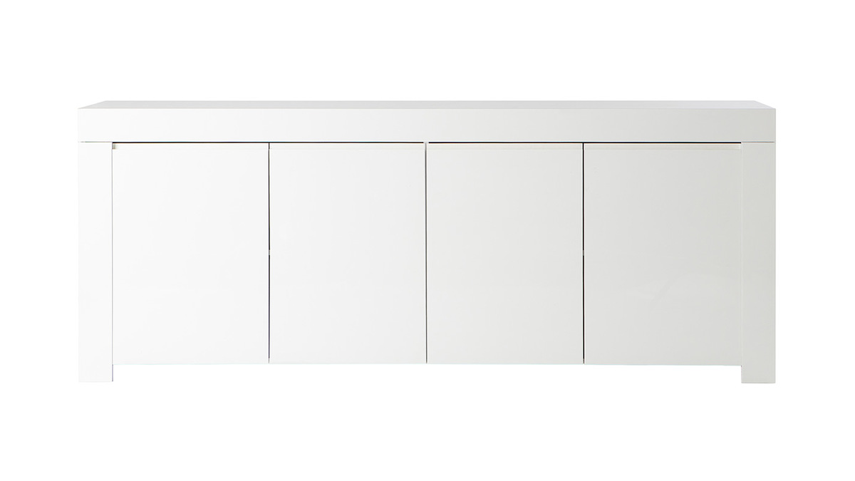 Design-Sideboard 4 Tren wei lackiert ERIA