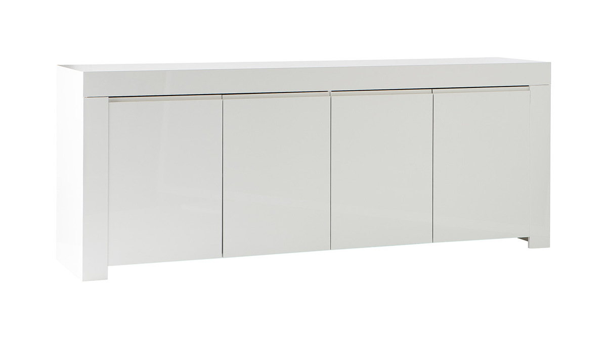 Design-Sideboard 4 Tren wei lackiert ERIA