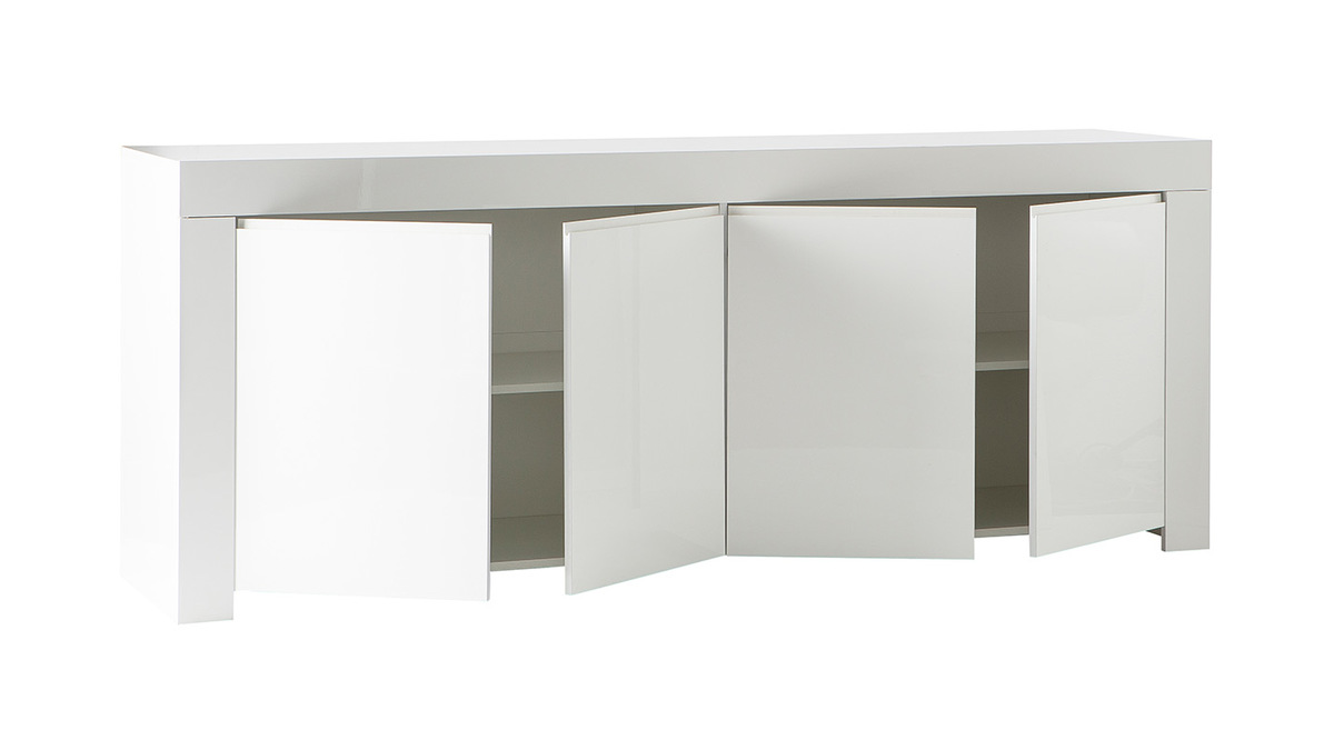 Design-Sideboard 4 Tren wei lackiert ERIA