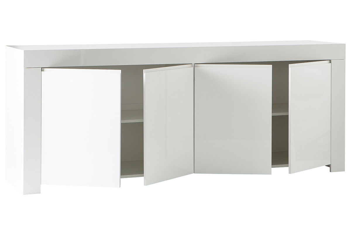 Design-Sideboard 4 Tren wei lackiert ERIA