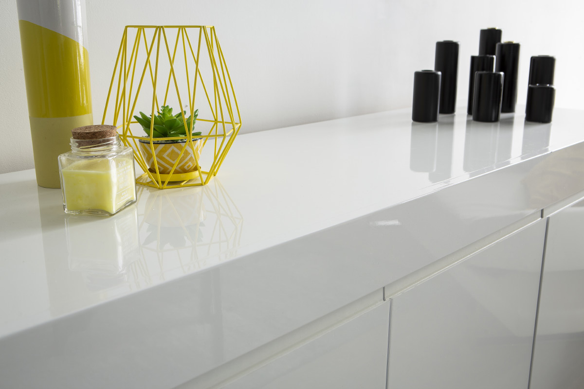 Design-Sideboard 4 Tren wei lackiert ERIA
