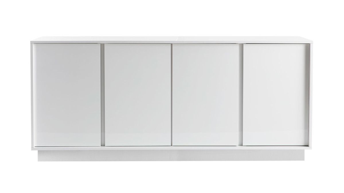 Design-Sideboard glnzend wei lackiert L180 cm COMO