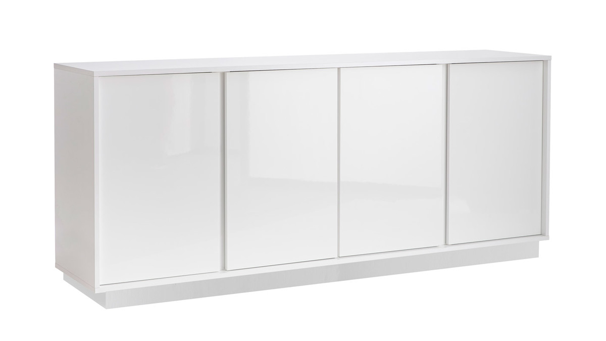 Design-Sideboard glnzend wei lackiert L180 cm COMO