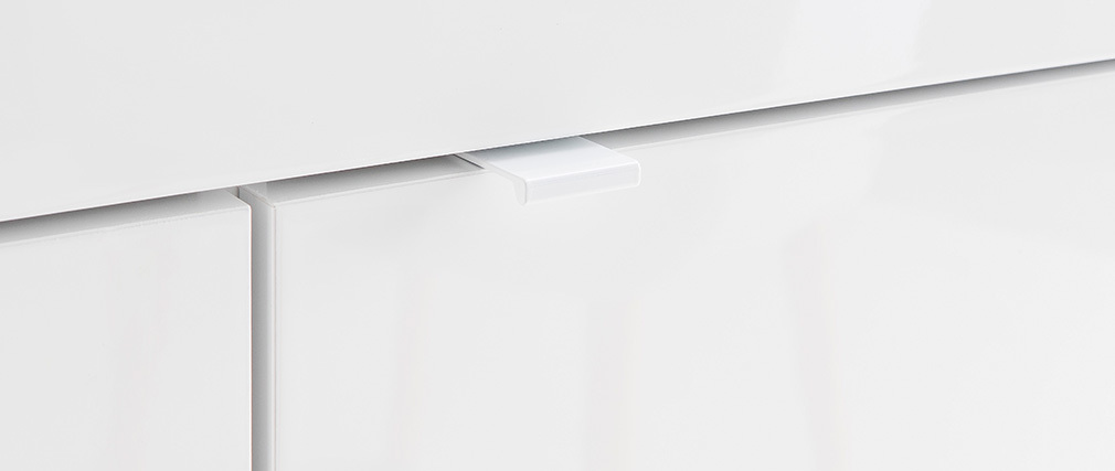 Design-Sideboard lackiert Weiß 160cm LATTE
