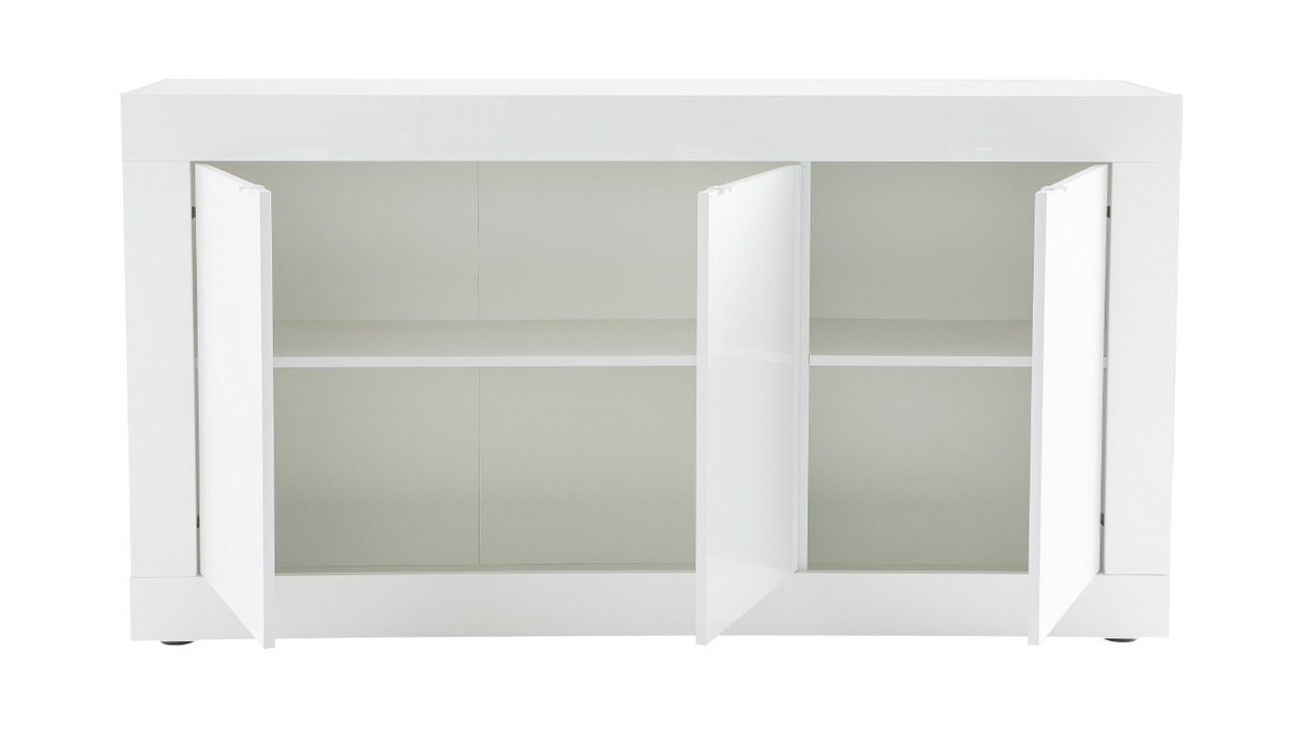 Design-Sideboard lackiert Wei 160cm LATTE