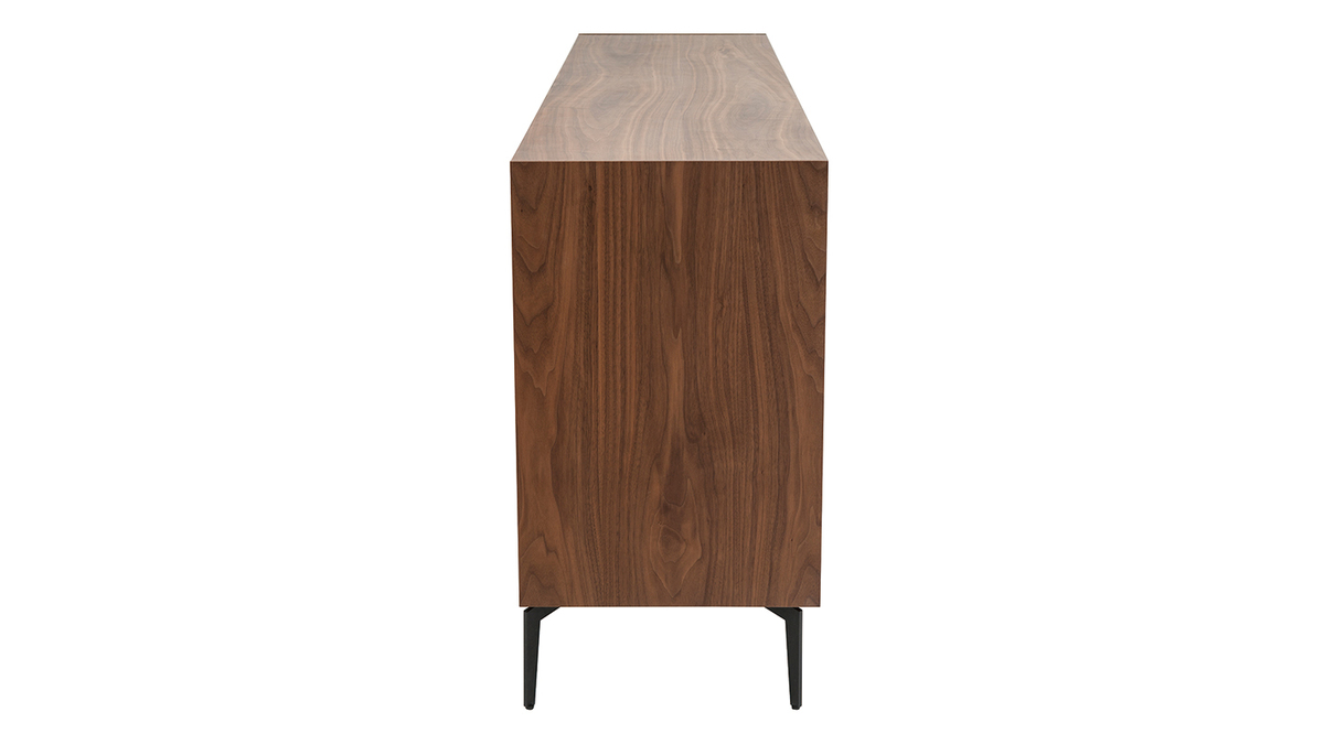 Design-Sideboard mit Walnussfurnier L180 cm BLISS