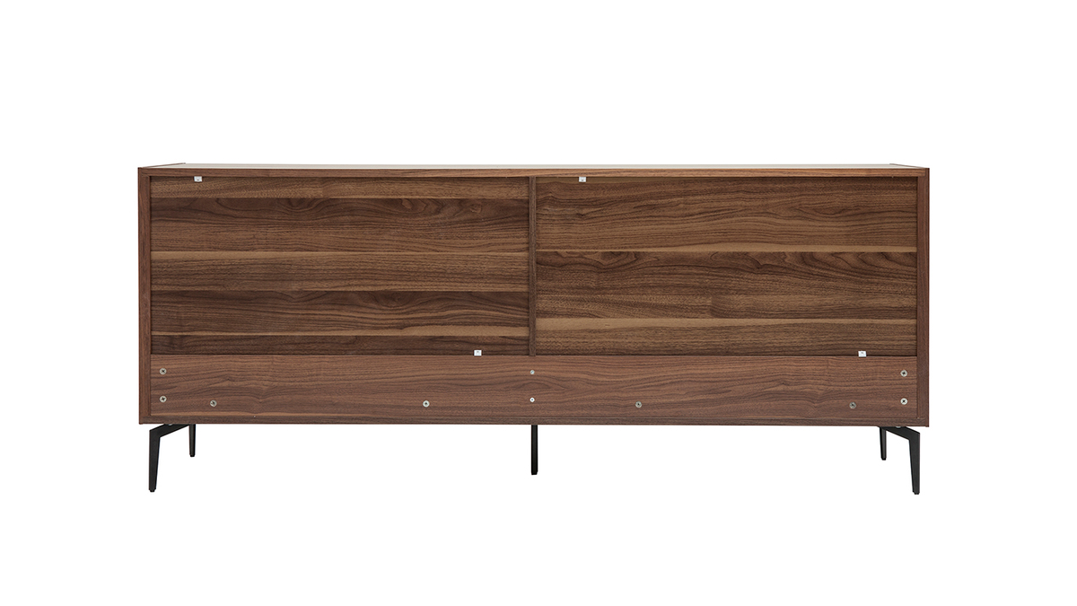 Design-Sideboard mit Walnussfurnier L180 cm BLISS