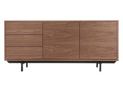 Design-Sideboard Vintage 160 cm Nussbaum MANNY