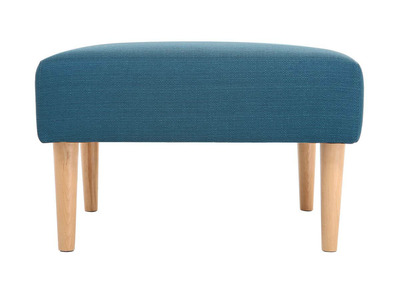 Design-Sitzkissen / Fu&szlig;ablage Blau OSCAR