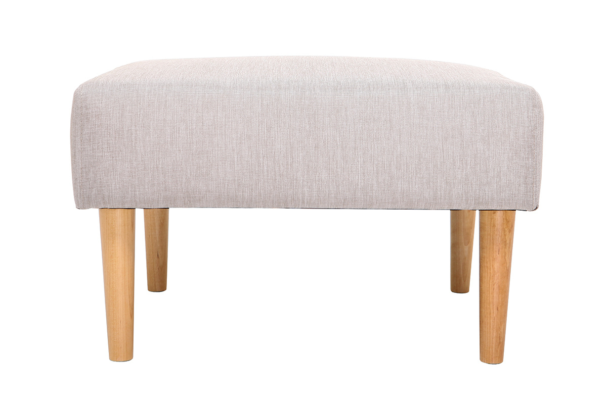 Design-Sitzkissen / Fuablage Natur OSCAR