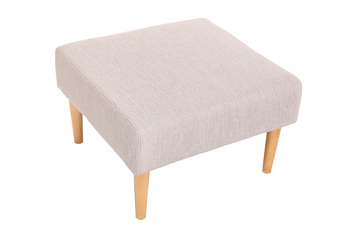 Design-Sitzkissen / Fuablage Natur OSCAR