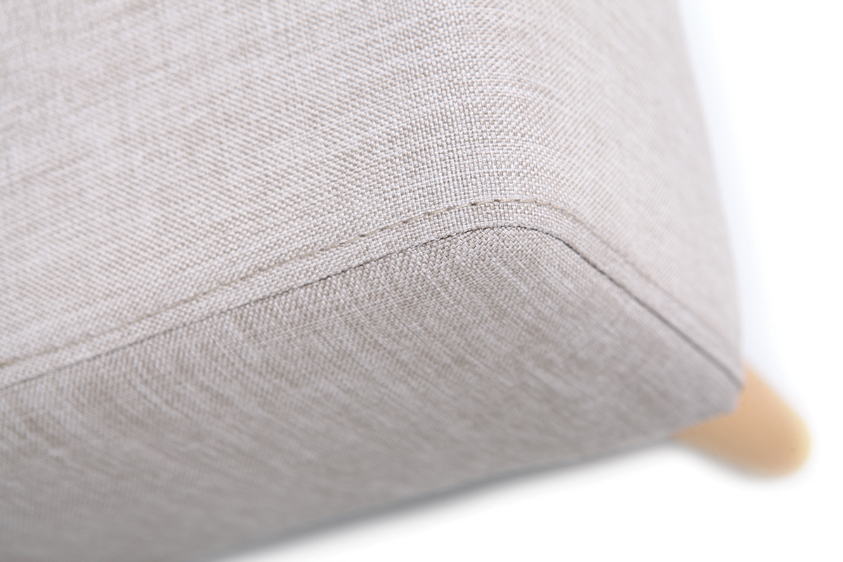 Design-Sitzkissen / Fuablage Natur OSCAR