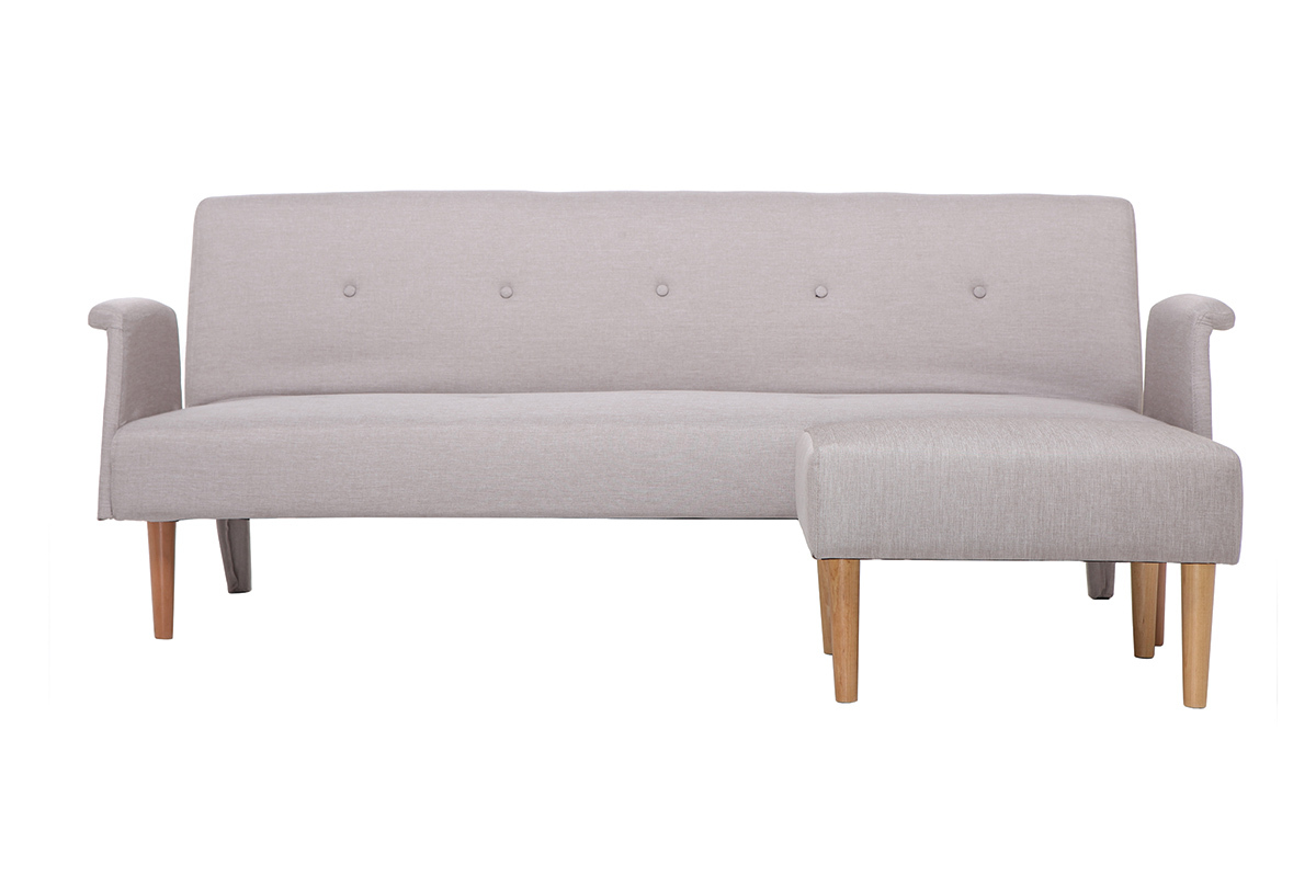 Design-Sitzkissen / Fuablage Natur OSCAR