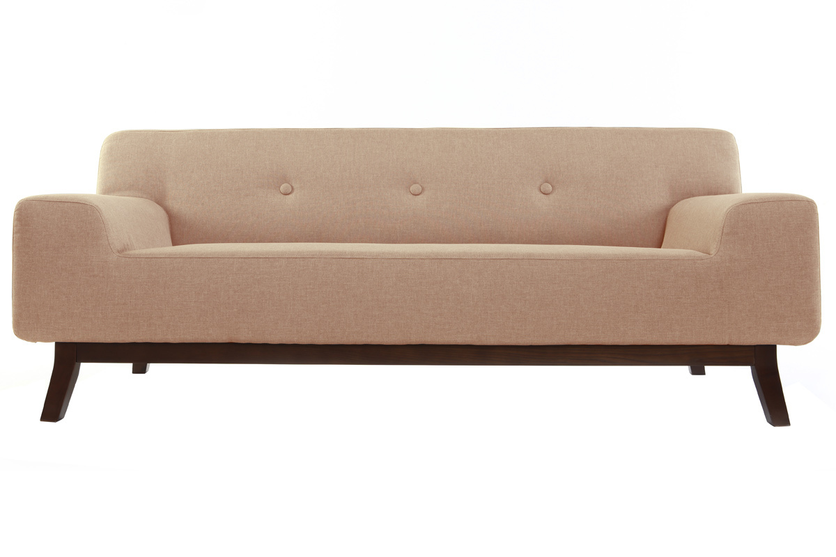 Design-Sofa 2-3 Pltze Beige VILA