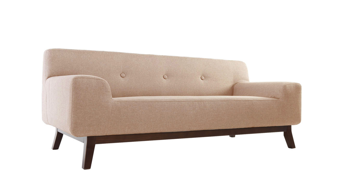 Design-Sofa 2-3 Pltze Beige VILA