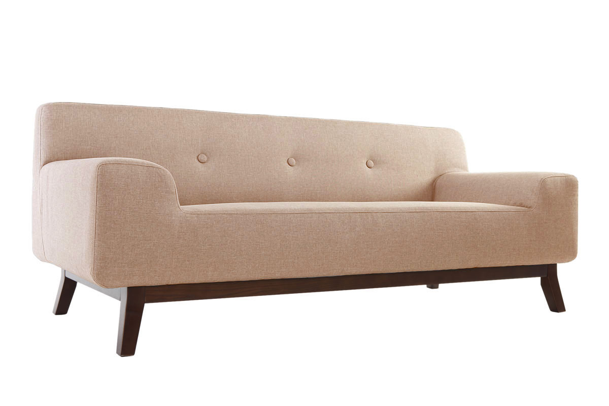 Design-Sofa 2-3 Pltze Beige VILA