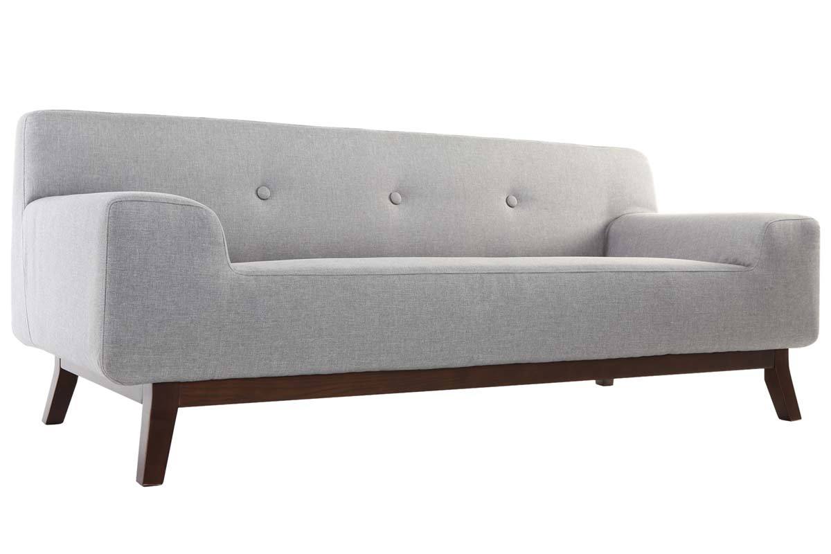 Design-Sofa 2-3 Pltze Grau VILA