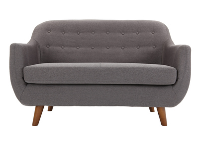 Design-Sofa 2 Plätze Anthrazitgrau YNOK