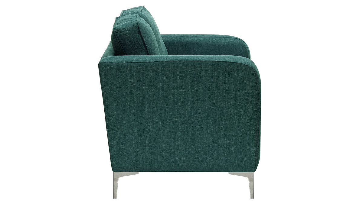Design-Sofa 2 Pltze Blaugrn HARRY