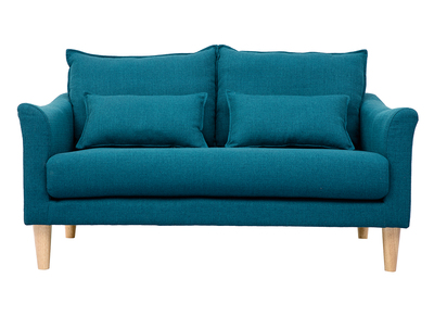 Design-Sofa 2 Plätze Entenblau KATE