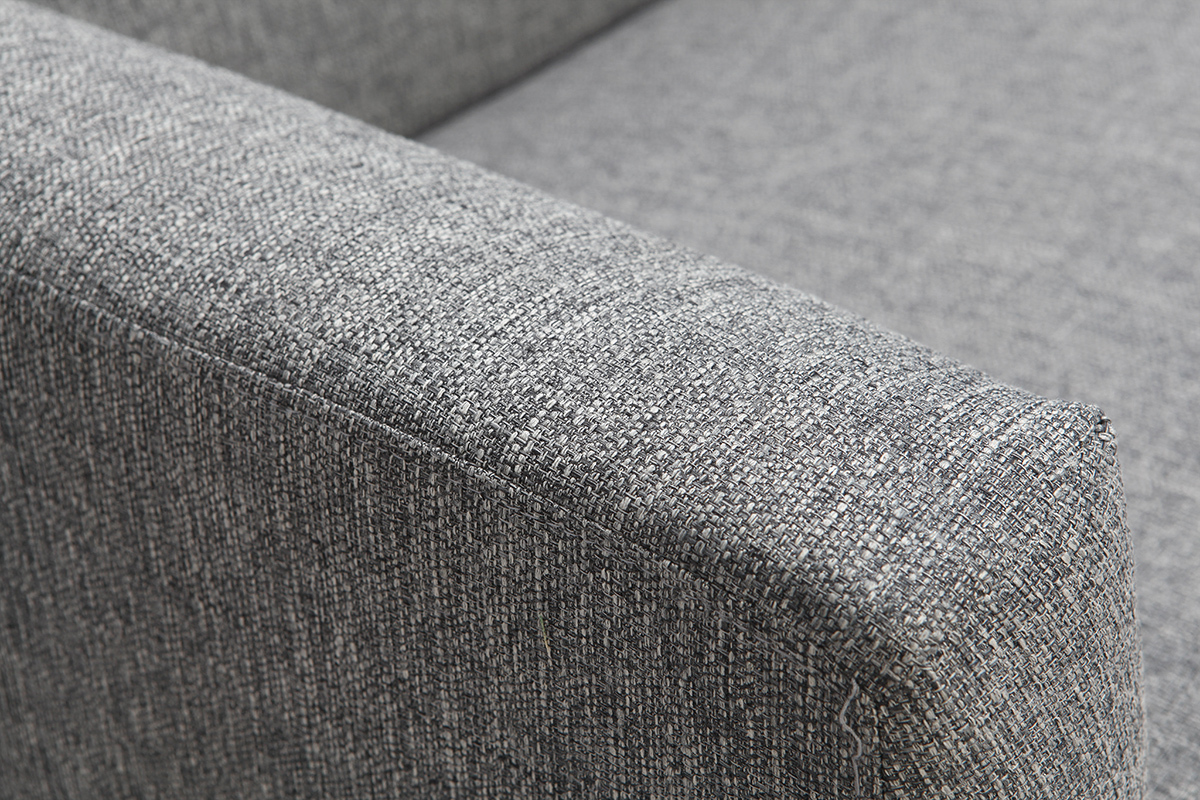Design-Sofa 2 Pltze Grau Mary