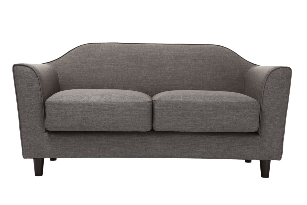 Design-Sofa 2 Pltze Grau SOVHA