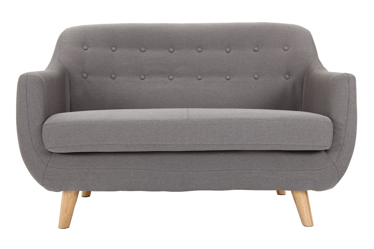 Design-Sofa 2 Pltze Grau YNOK