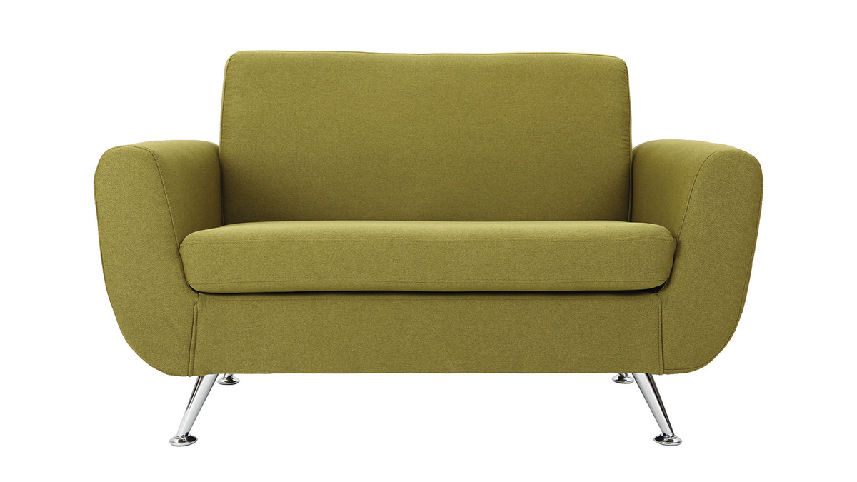 Design-Sofa 2 Pltze Grn PURE