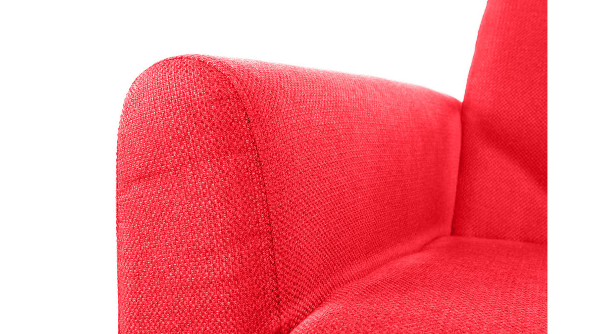 Design-Sofa 2 Plätze Rot PURE