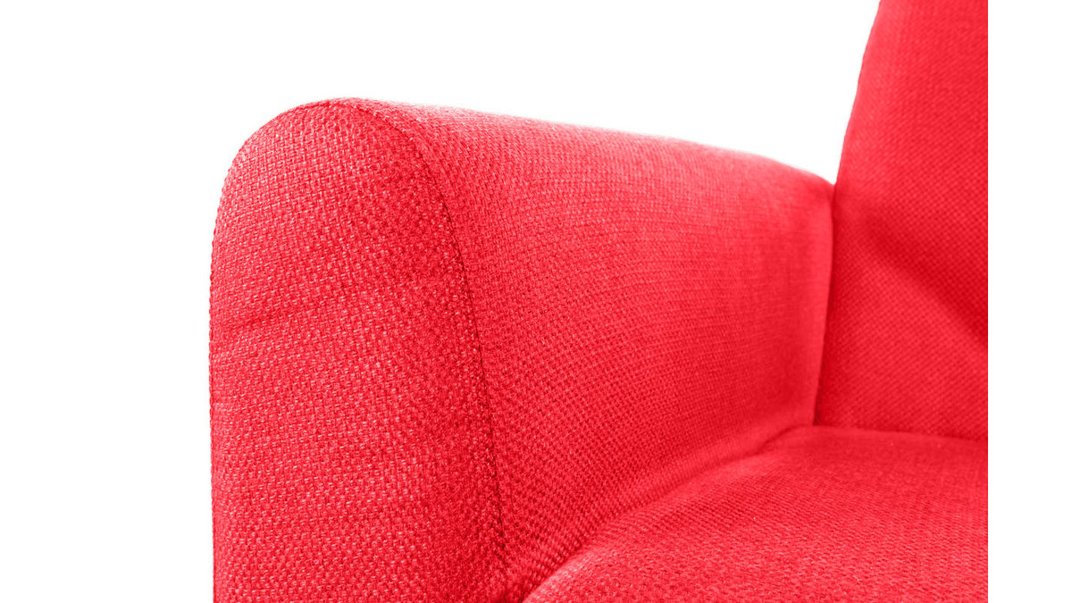 Design-Sofa 2 Pltze Rot PURE