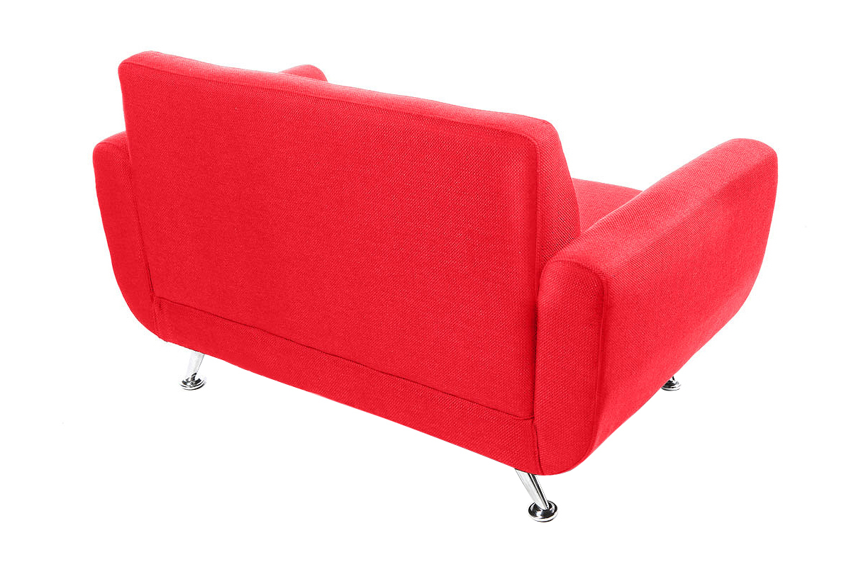 Design-Sofa 2 Pltze Rot PURE