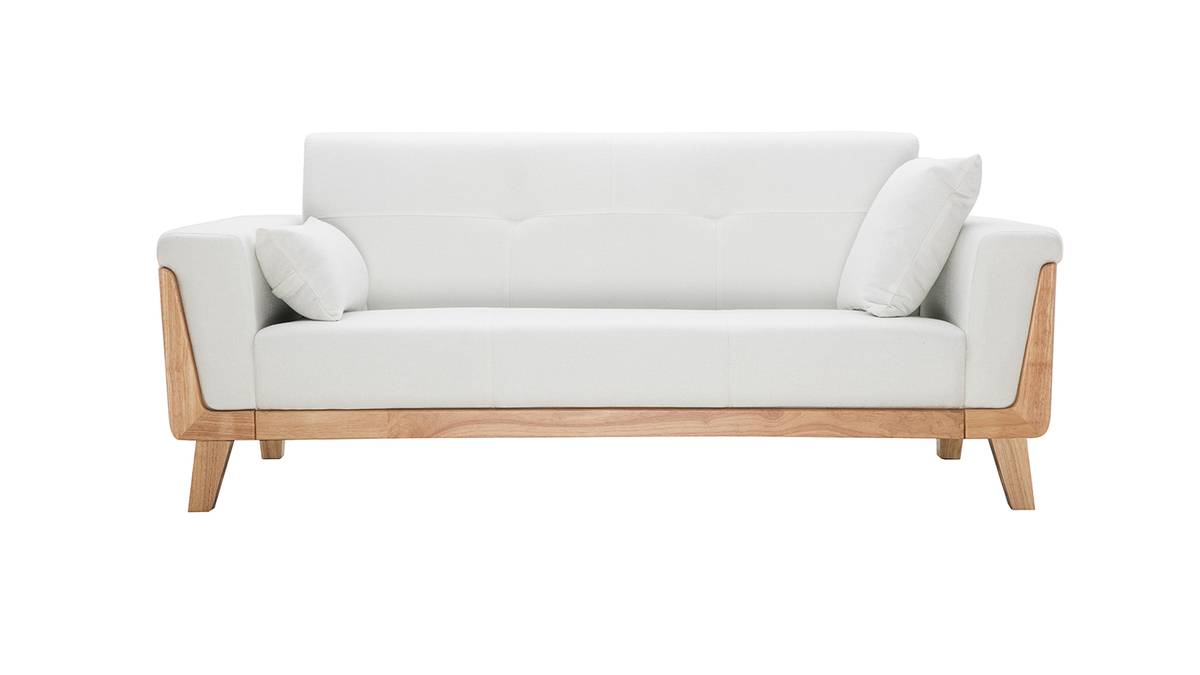 Design-Sofa 3 Pltze Altwei Holzbeine FJORD