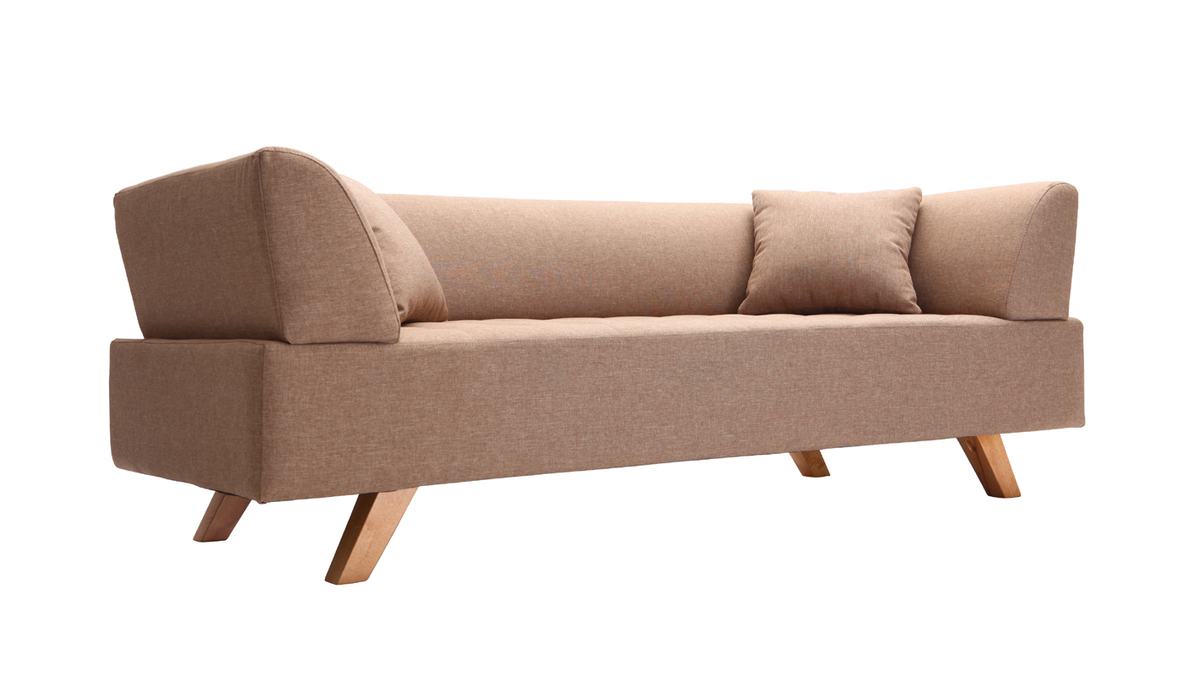 Design-Sofa 3 Pltze Beige ARTIC