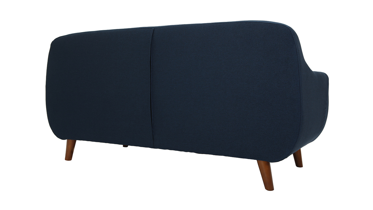 Design-Sofa 3 Pltze Blau YNOK