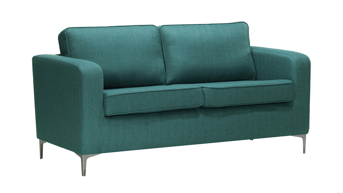 Design-Sofa 3 Pltze Blaugrn HARRY