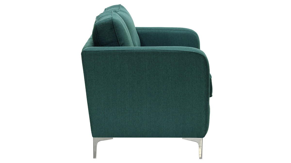 Design-Sofa 3 Pltze Blaugrn HARRY