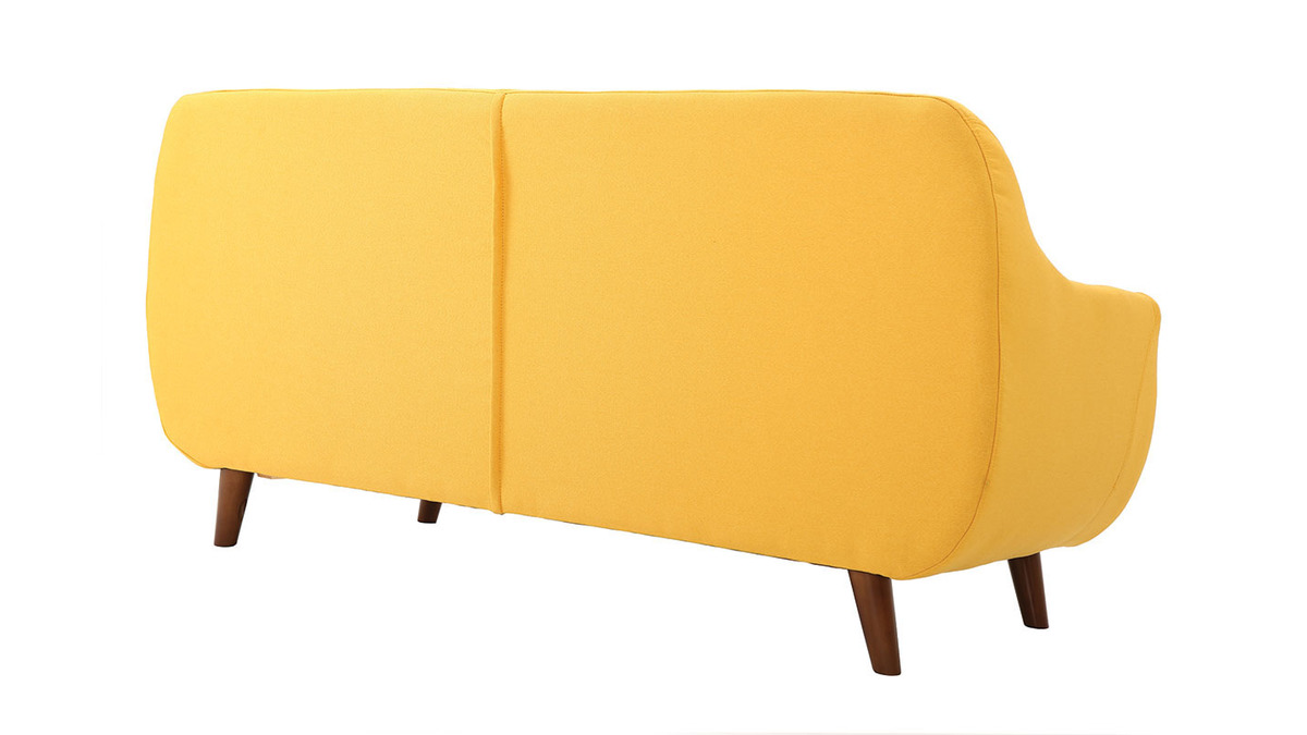 Design-Sofa 3 Pltze Gelb YNOK