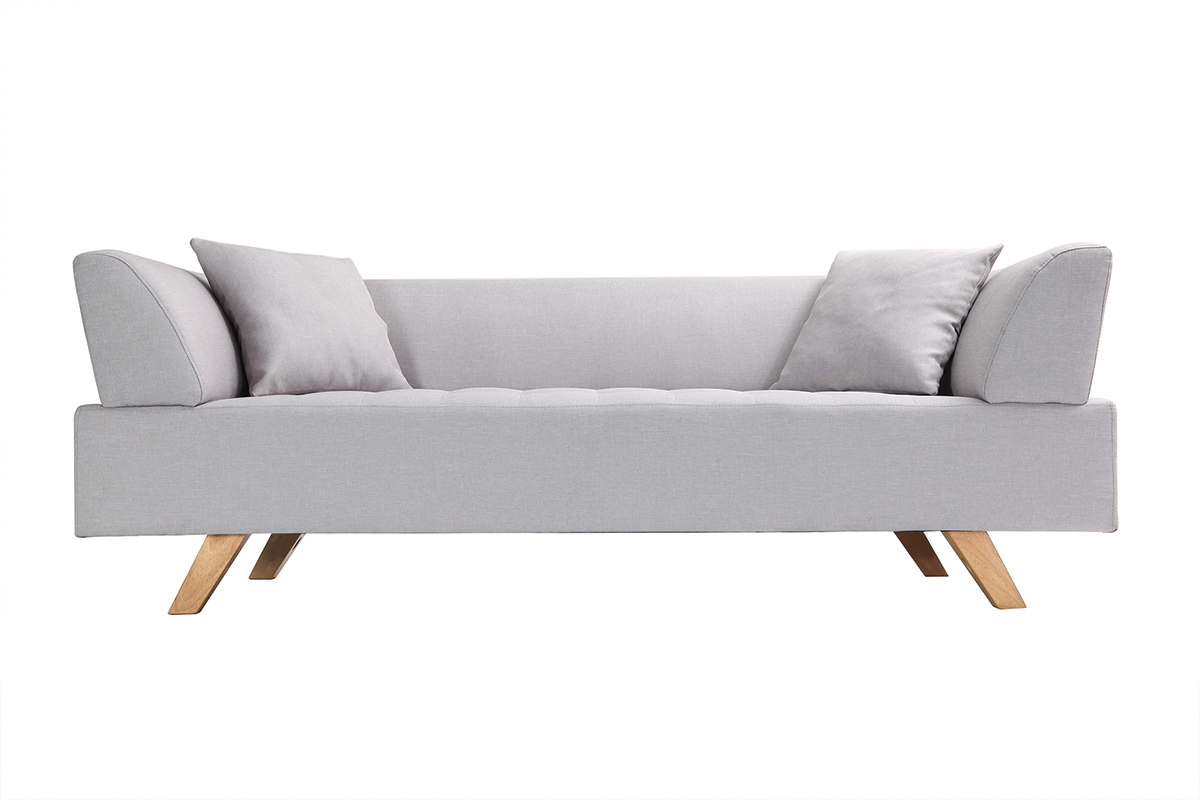 Design-Sofa 3 Pltze Grau ARTIC