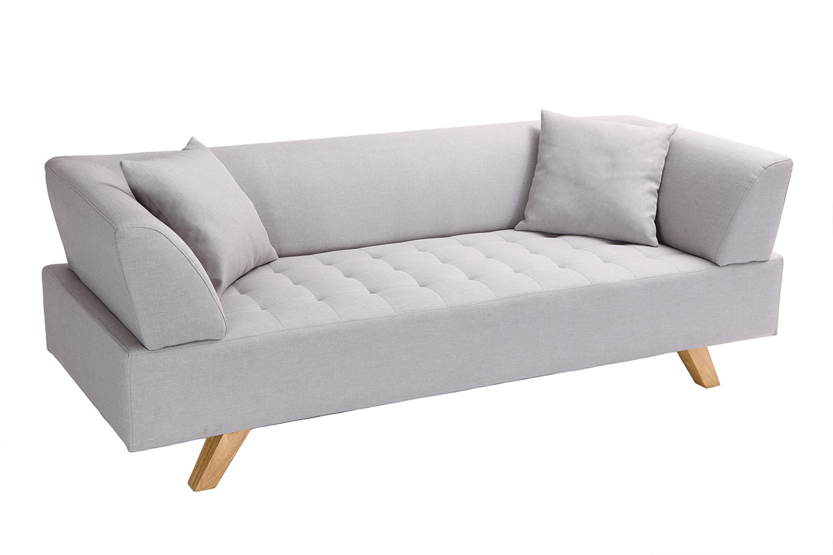 Design-Sofa 3 Pltze Grau ARTIC