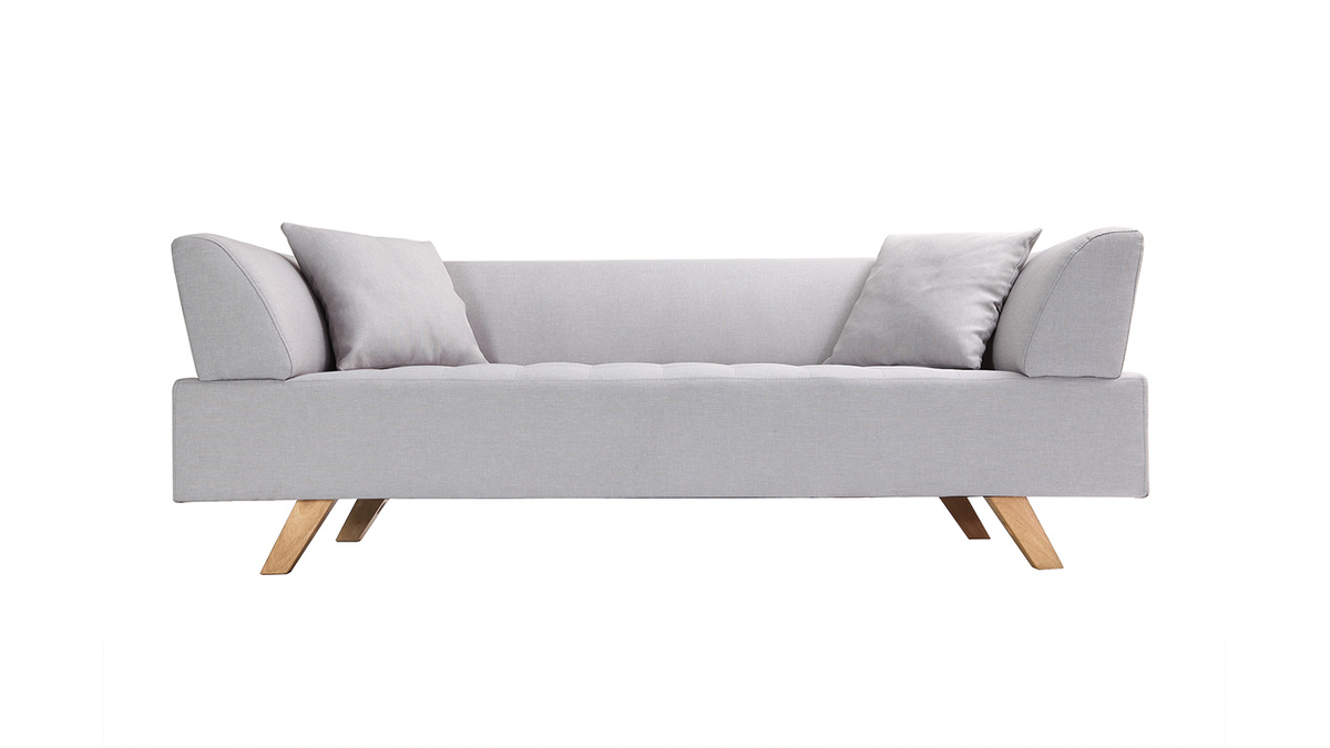 Design-Sofa 3 Pltze Grau ARTIC