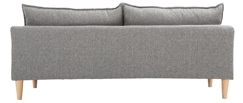 Design-Sofa 3 Plätze Grau KATE