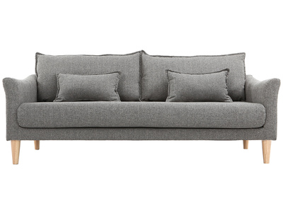 Design-Sofa 3 Plätze Grau KATE