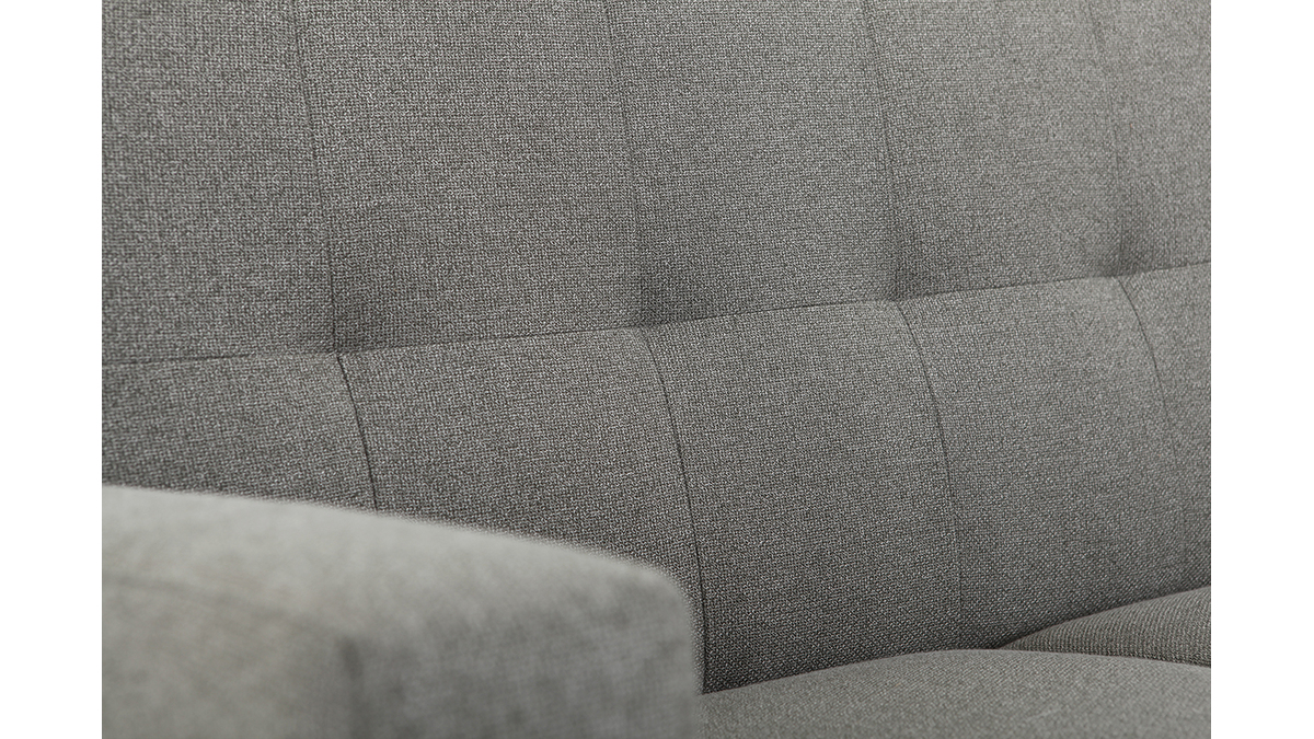 Design-Sofa 3 Pltze Grau MOON